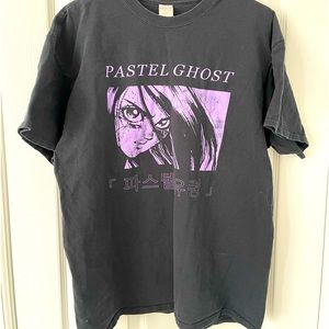 Oversized graphic tee anime